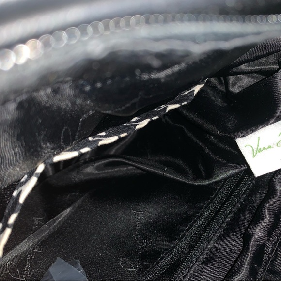 Vera Bradley purse 15 inches wide by 9 inches long Black and white checkered - Picture 4 of 4